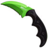 MTech USA GREEN FIXED BLADE KNIFE 5"OVERALL