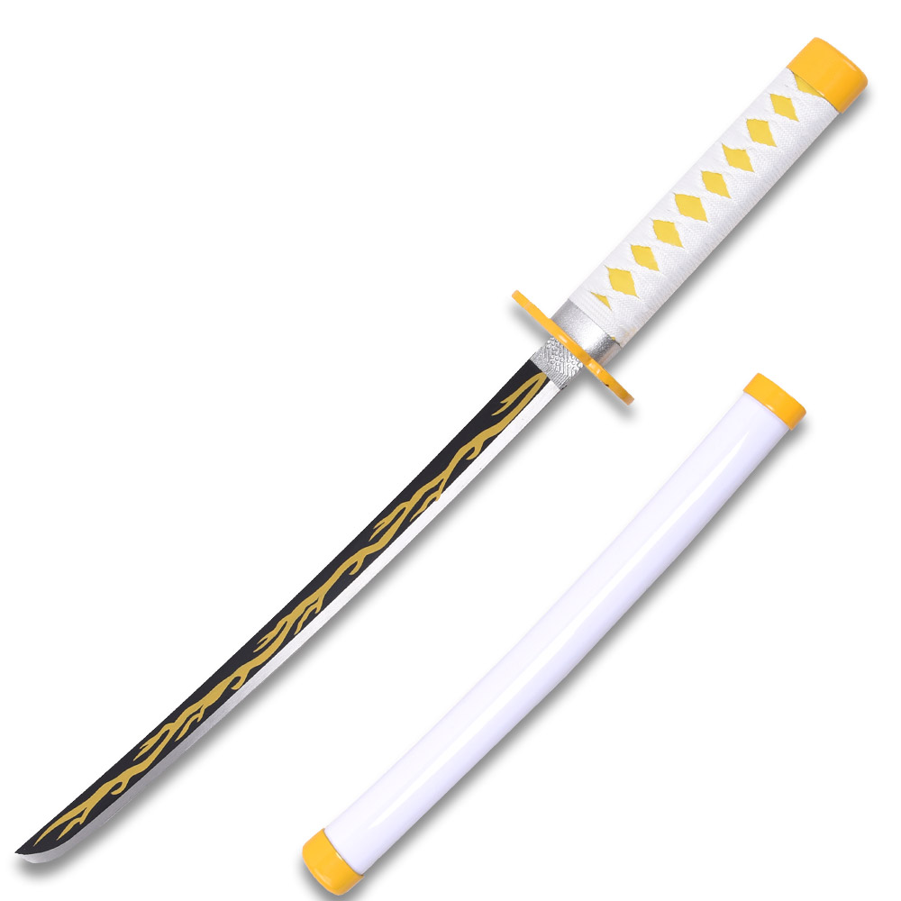 Demon Slayer Mini 16.5 Inches " Metal Kaiga Ku Samurai Sword not sharp Replica