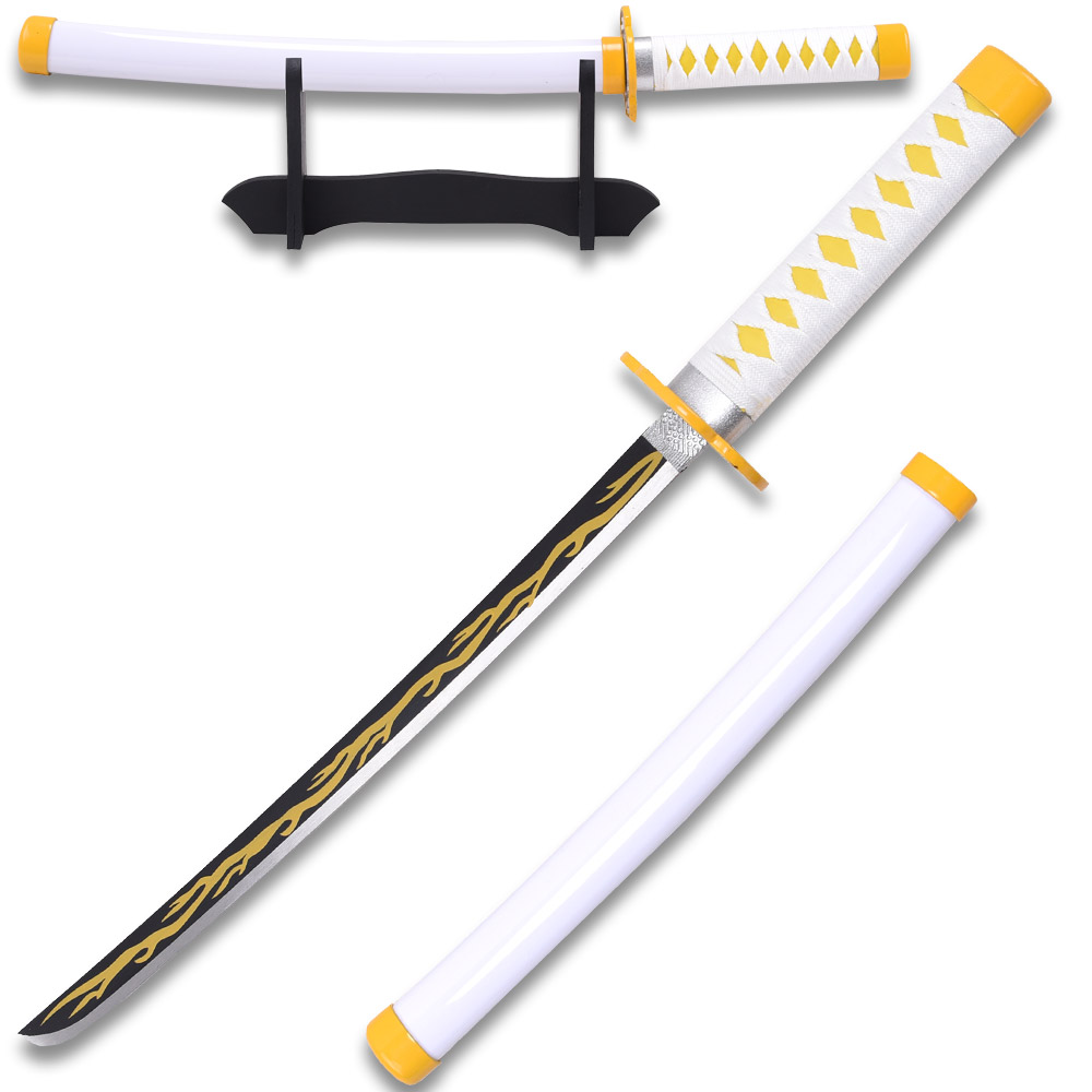 Demon Slayer Mini 16.5 Inches " Metal Kaiga Ku Samurai Sword not sharp Replica