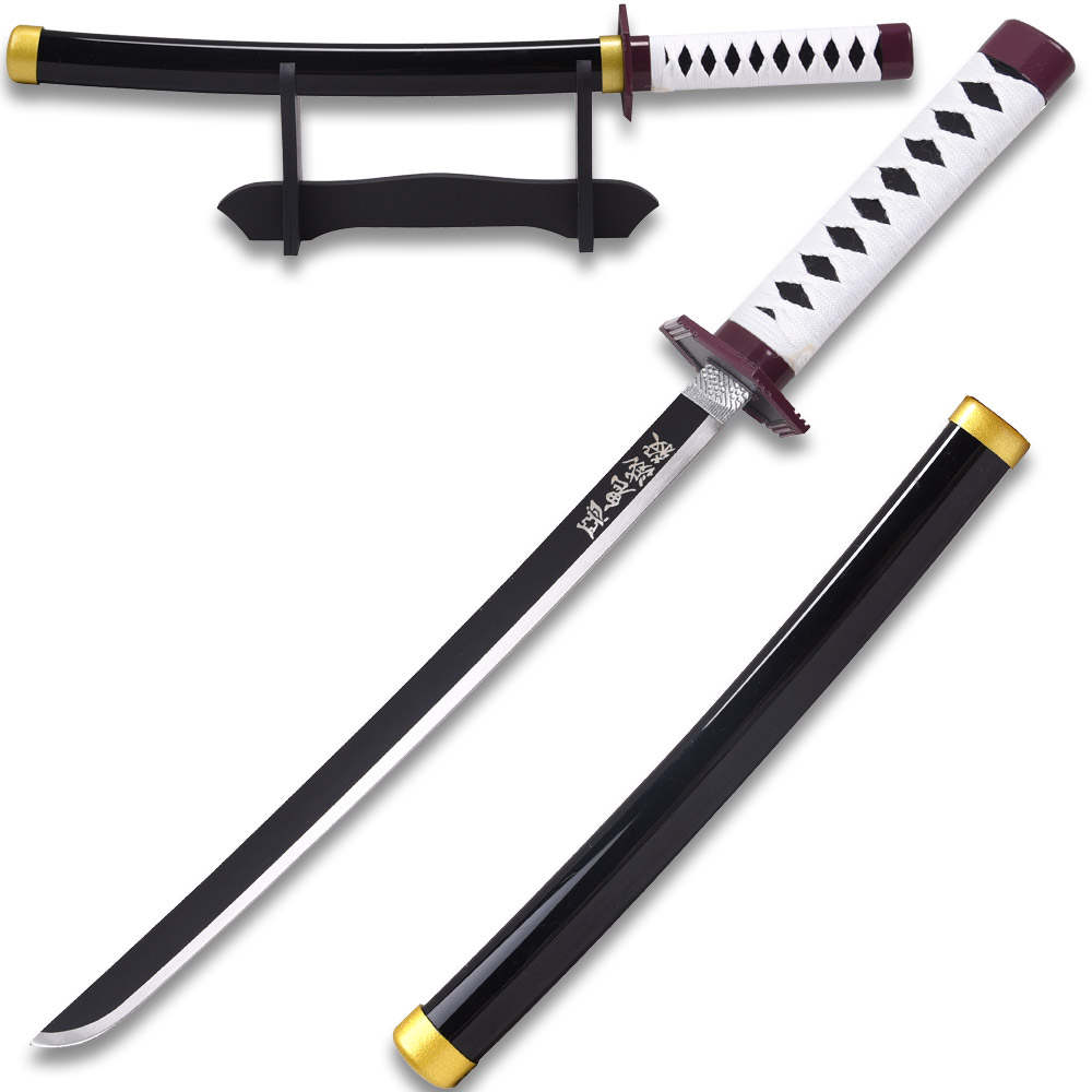 MINGSHAO 16.5"Metal New Anime Replica Cosplay Sword NOT Sharp Demon Slayer Tomioka