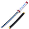 DEMON SLAYER 16.5 Overall - Zisu Steel Blade New Anime Replica Sword w/Wood Scabbard