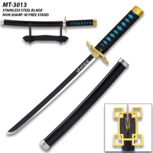Demon Slayer - 16.5 Muichiro Tokito Nichirin Sword Katana Metal Not sharp