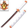 Demon Slayer - Kyojuro Rengoku 16.5 Red Nichirin Sword Katana Metal