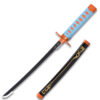 Blazing S. 16.5" Metal Fantasy Samurai Sword Replica Demon Slayer Shinobu Kocho Not sharp
