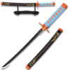 Blazing S. 16.5" Metal Fantasy Samurai Sword Replica Demon Slayer Shinobu Kocho Not sharp