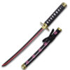 Roronoa Zoro's Shusui One Piece Anime Sword Red Hamon 16.5 Inches Not Sharp