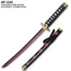 Roronoa Zoro's Shusui One Piece Anime Sword Red Hamon 16.5 Inches Not Sharp