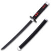 DEMON SLAYER Mini Tanto -TANJIRO Kamado Black NICHIRIN SWORD 16.5 Inches