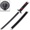 DEMON SLAYER Mini Tanto -TANJIRO Kamado Black NICHIRIN SWORD 16.5 Inches