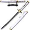 One Piece Roronoa Zoro's Wado Ichimonji Sword Steel  White 16.5 " Not Sharp