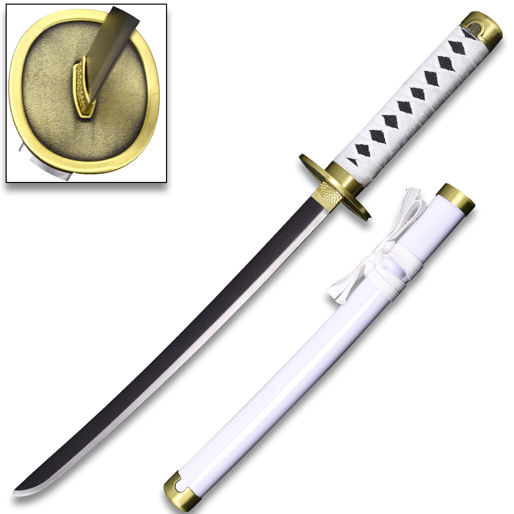 One Piece Roronoa Zoro's Wado Ichimonji Sword Steel  White 16.5 " Not Sharp