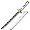 One Piece Roronoa Zoro's Wado Ichimonji Sword Steel  White 16.5 " Not Sharp