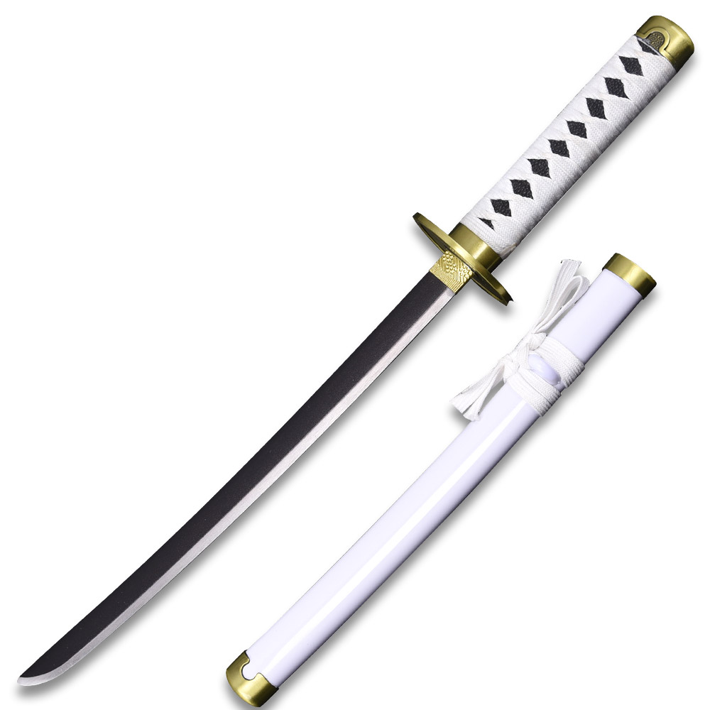 One Piece Roronoa Zoro's Wado Ichimonji Sword Steel  White 16.5 " Not Sharp
