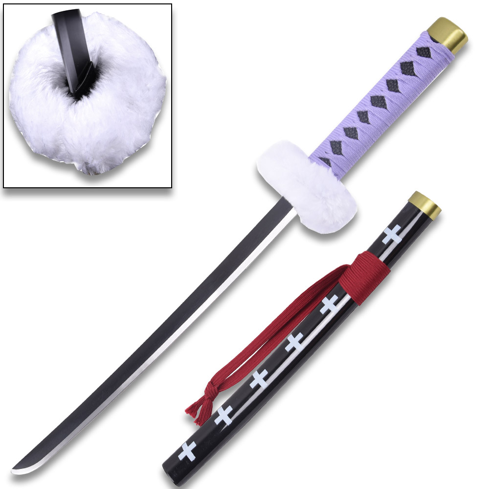 One Piece Anime Surgeon of Death Doctor Trafalgar Law Sword Steel 16.5 "