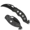 4.5 Krambit Rescue Folder Knife M Tech  Blade Black.