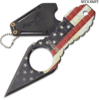 MTech USA AMERICAN FLAG DESIGN  NECK KNIFE 4.25" OVERALL