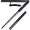 Black Sasuke Kusanagi Grass Cutter Steel Ninja Sword Katana  16.5" Not sharp