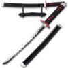 Demon Slayer - Tanjiro Kamado's Black Nichirin Katana Sword Metal  16.5 Inches Not Sharp
