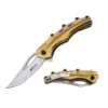 Mtech Spring Assisted Gold Finish Handle