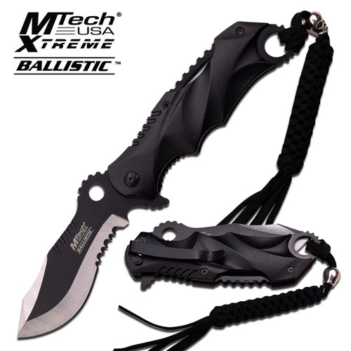 MTECH USA  SPRING ASSISTED KNIFE BLACK