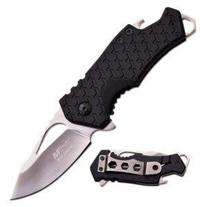MTech USA - Spring Assisted Knife Silver