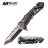 MTECH Tanto A/O Grey Sporting Knife | Emergency Belt Cutter & Glass Breaker