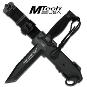 FIRST RECON MTech Tactical Rescue Knife With Custom Sheath