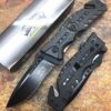 MASTER USA Skull Medallion Black Tactical Hunting Rescue Pocket Knife MU-A010BK