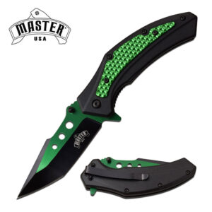 MASTER USA SPRING ASSISTED KNIFE GREEN