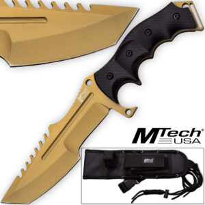 Call Of Duty Ghosts MTECH USA Knife Xtreme Gold Tactical Militar