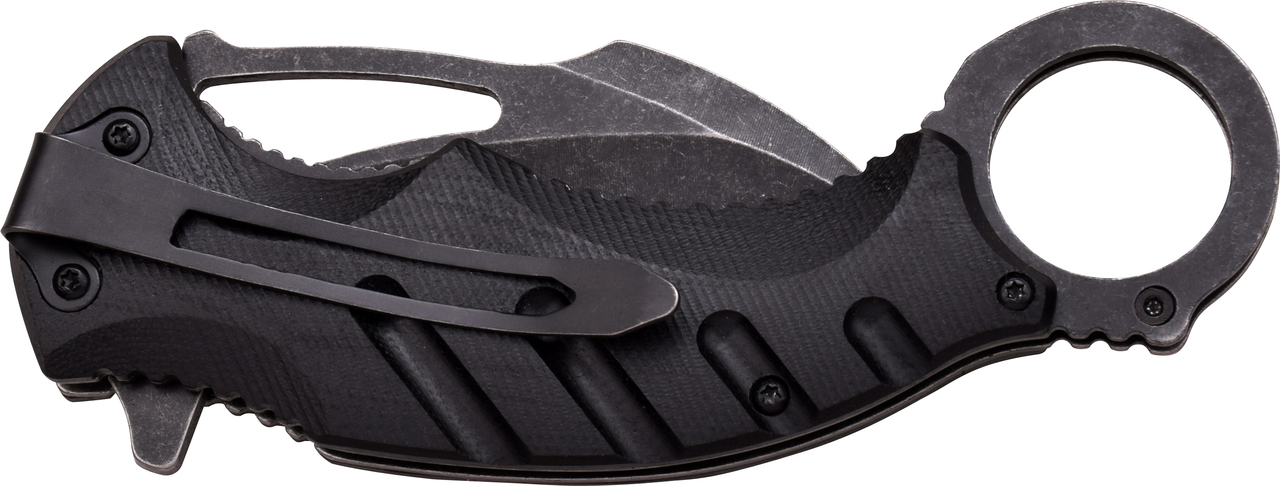 MTech XTreme Tactical Karambit Knife Combat Spring Assisted Open Serrated 833BK
