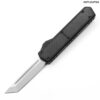 Black CF Strike OTF Tactical D-2 Steel CNC Black Alum Handle Auto Knife