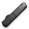Black CF Strike OTF Tactical D-2 Steel CNC Black Alum Handle Auto Knife