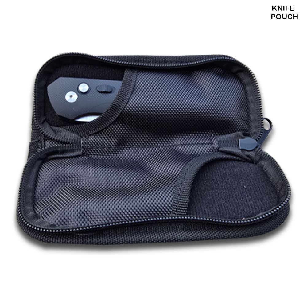 Tactical D-2 Steel CNC Black Alum Handle Auto Knife with Safety Lock