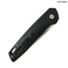 Tactical D-2 Steel CNC Black Alum Handle Auto Knife with Safety Lock