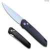 Tactical D-2 Steel CNC Black Alum Handle Auto Knife with Safety Lock