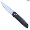 Tactical D-2 Steel CNC Black Alum Handle Auto Knife with Safety Lock
