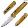 Tactical D-2 Steel CNC Tan Alum Handle Auto Knife with Safety Lock