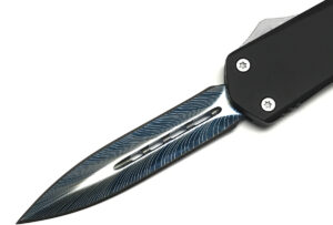 Full Size Dagger Point OTF Knife Out The Front Assisted Open Tactical Glass Breaker