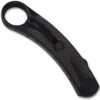 Black Karambit OTF Spear Point, Double Edged Blade