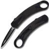 Black Karambit OTF Spear Point, Double Edged Blade