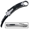Auto Matic Karambit  Tanto Point Blade Carbon Fiber Sliver Handle