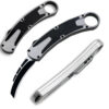 Auto Matic Karambit  Tanto Point Blade Carbon Fiber Sliver Handle
