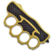 Carbon Fiber Knuckle OTF Knife - Elite Collection - Black & Gold