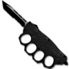 Biker USA Knuckle OTF Knife - Elite Collection - Black