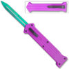 The "JOKER" Green Single Edge OTF Knife Out The Front Limited Edition