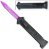 The "JOKER" Purple Single Edge OTF Knife Out The Front Limited Edition