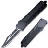 Drop Point  Single Edge OTF Out The Front Assisted Open Tactical Glass Breaker