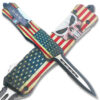 American Punisher OTF Knife Double Edge Serrated Blade