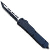 Slim Black Tanto Point OTF Knife  Assisted Open Tactical Glass Breaker